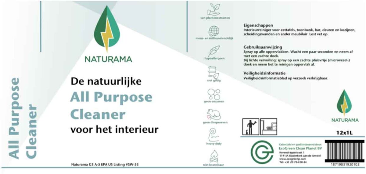 Naturama All Purpose Cleaner Interieurreiniger by ProfiBright