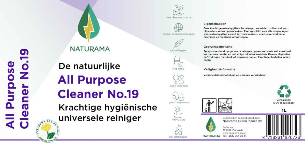 Naturama All Purpose Cleaner no 19 Interieurreiniger by ProfiBright