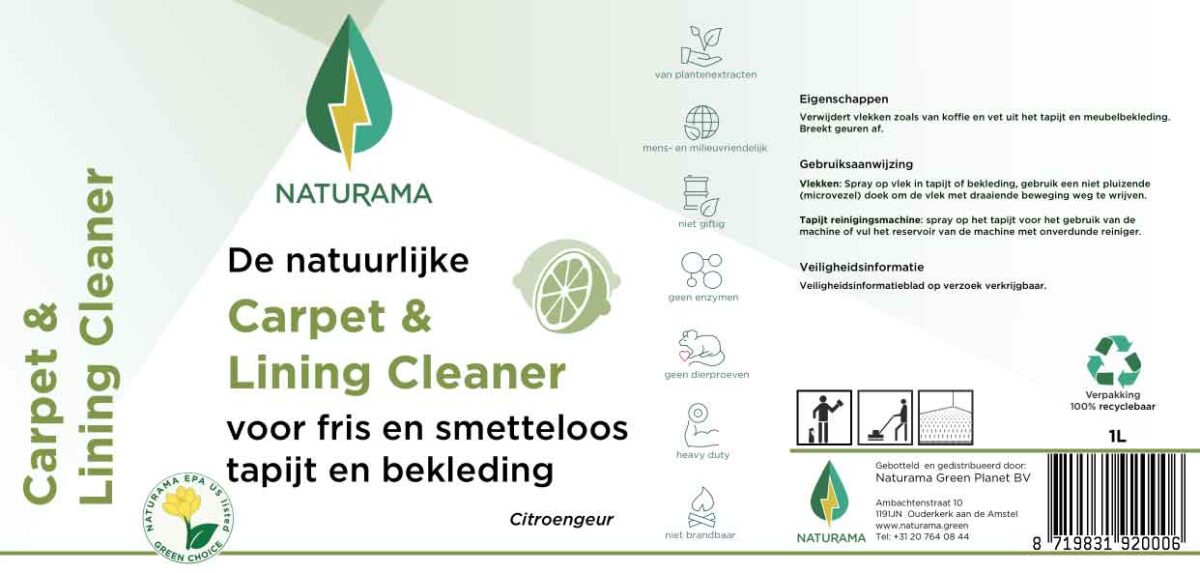 Naturama Tapijtreiniger citroen by ProfiBright