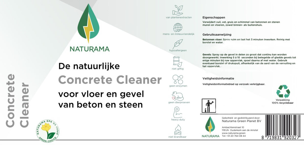 Naturama betonreiniger kant & klaar by ProfiBright