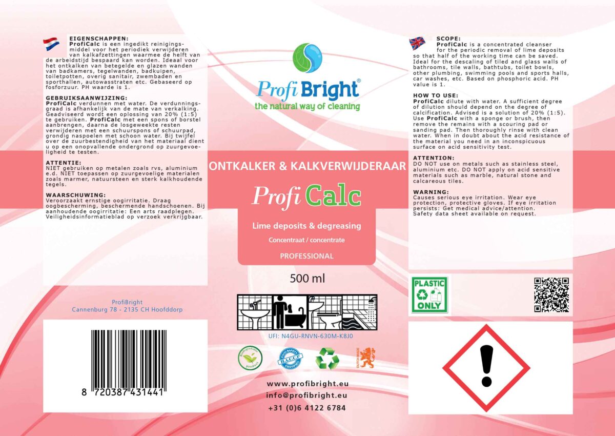 ProfiCalc Ontkalker & kalkverwijderaar