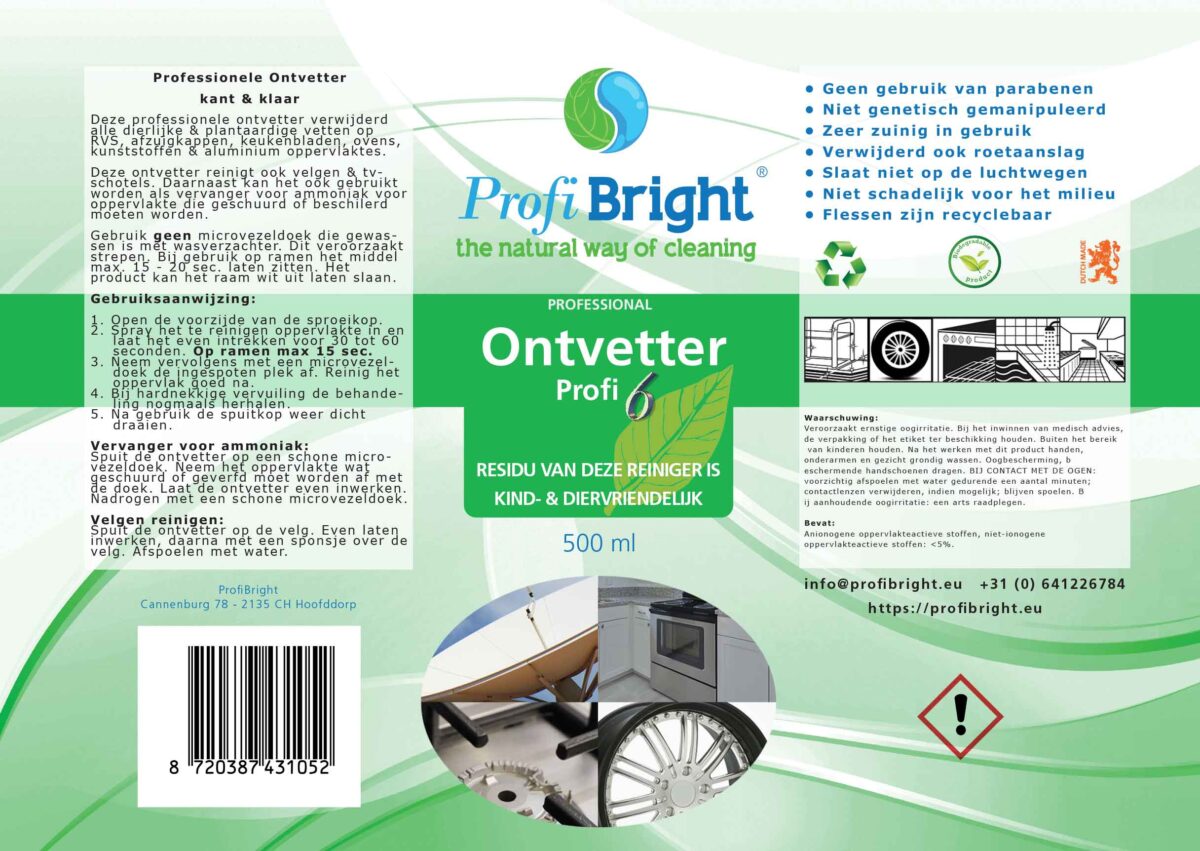 Ontvetter Profi6 van ProfiBright