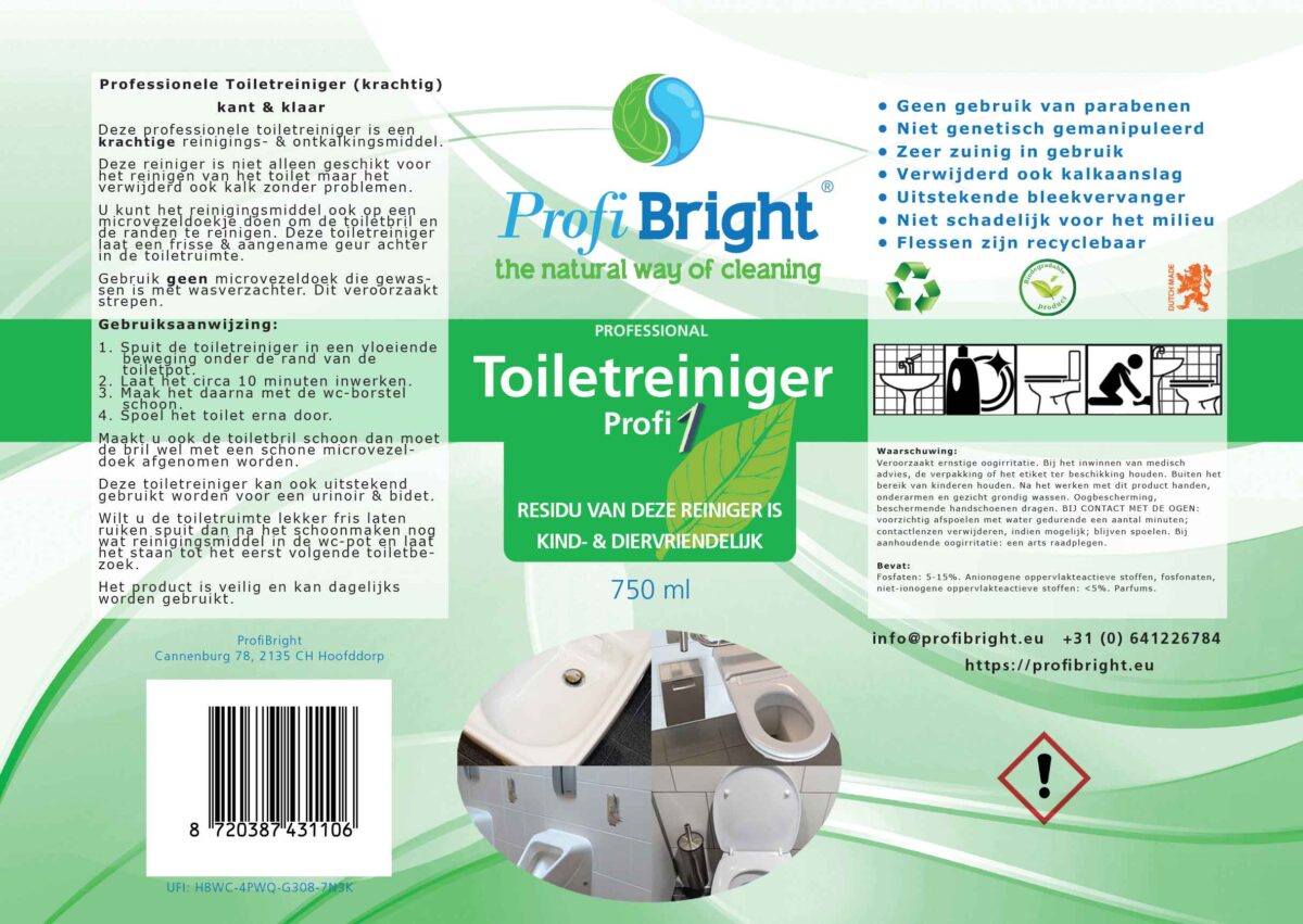 Toiletreiniger Profi1 van ProfiBright