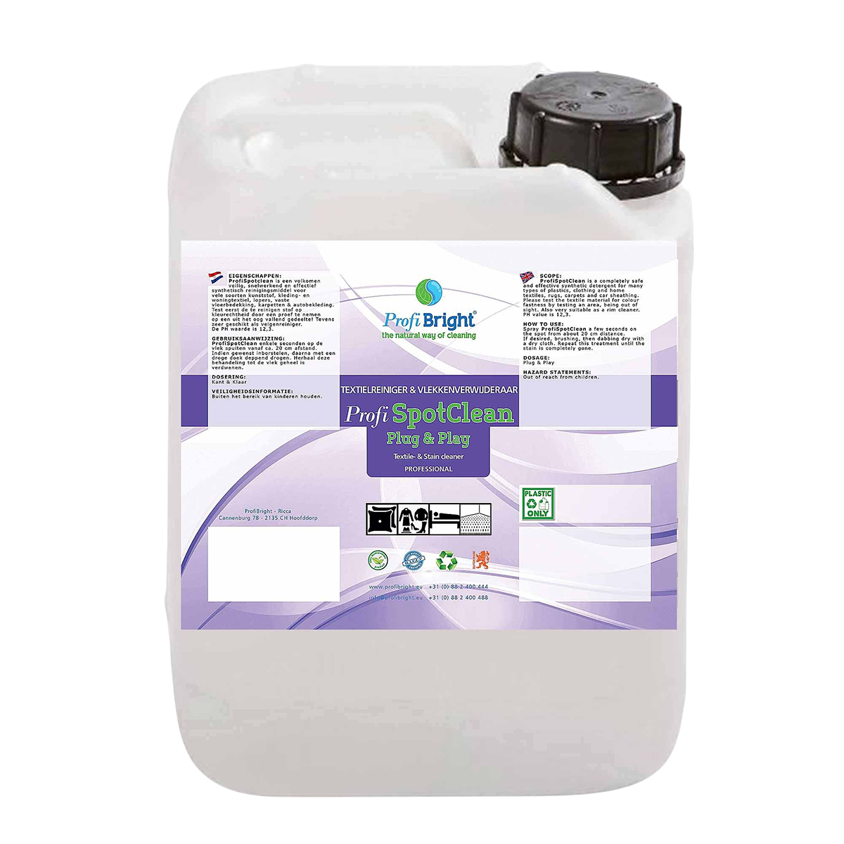ProfiSpotClean Textielreiniger & Vlekkenverwijderaar ProfiBright