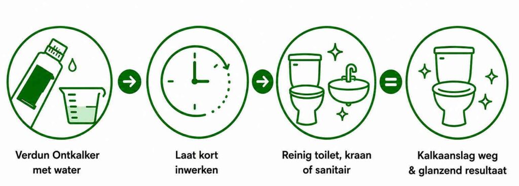 Schoonmaakinstructies Ontkalker Profi3 van ProfiBright