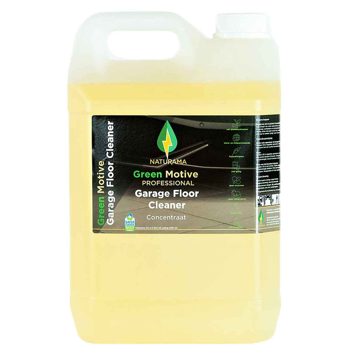 Green Motive garage vloerreiniger Naturama
