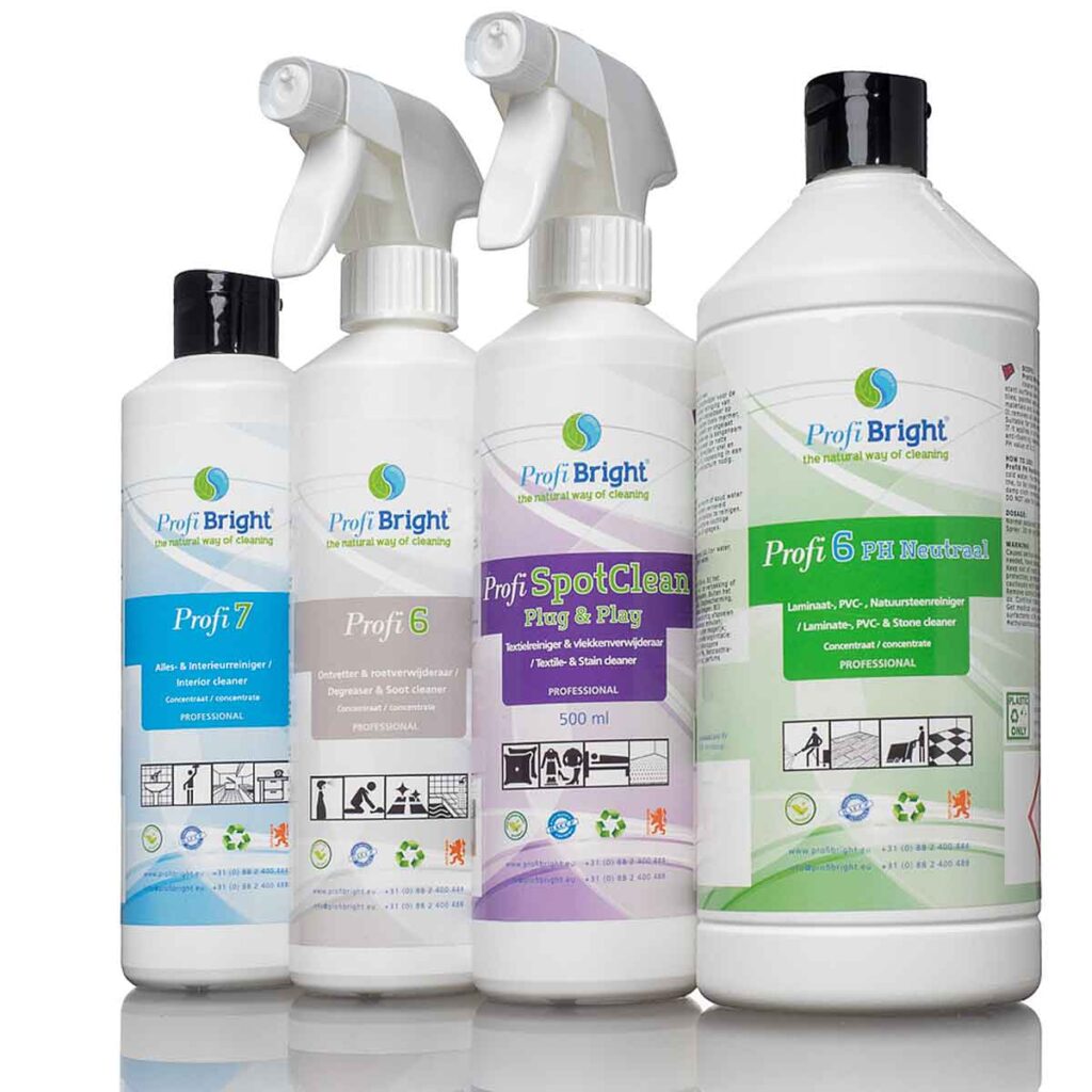 Diverse producten ProfiBright, the Natural Way of Cleaning