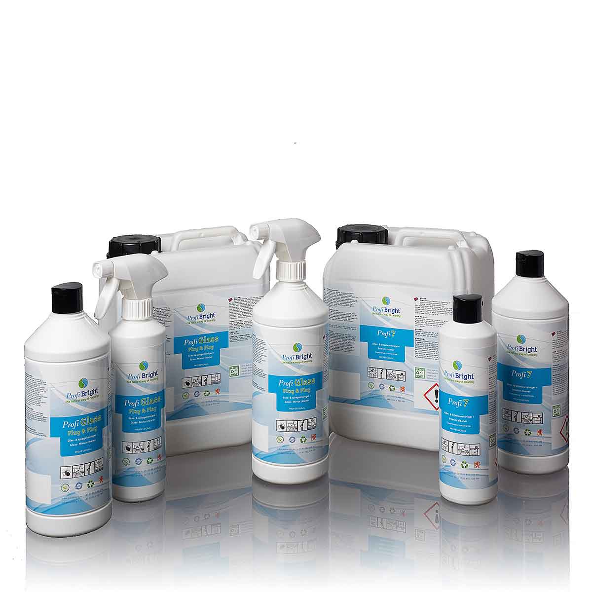 Allesreiniger & glasreingier van ProfiBright, the Natural Way of Cleaning